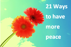 have more peace