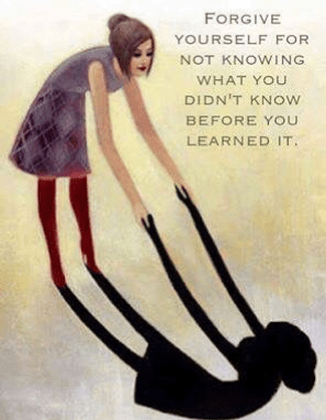 forgive yourself shadow